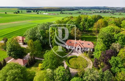 Zámeček na prodej Przedbórz, województwo łódzkie, Foto z dronu