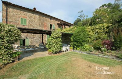 Landhus købe Arezzo, Toscana, RIF 2993 Terrasse am Haus 