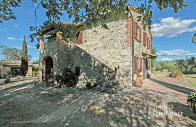 Stuehus købe Sarteano, Toscana, RIF 3009 Blick auf Haupthaus