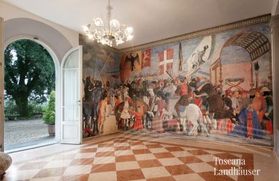 Historisk villa købe Arezzo, Toscana, eingang
