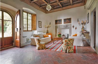 Historisk villa købe Firenze, Toscana, Stue