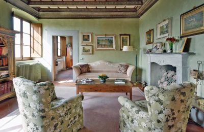 Historisk villa købe Firenze, Toscana, Stueområde