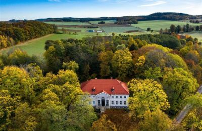 Zámek na prodej Sławnikowice, Slawnikowice 99, Dolní Slezsko, Foto z dronu