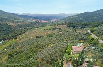Landhus købe Loro Ciuffenna, Toscana, RIF 3098 Panoramablick