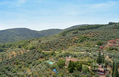 Landhus købe Loro Ciuffenna, Toscana, RIF 3098 Anwesen und Umgebung