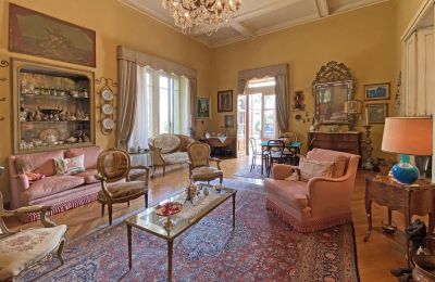 Historisk villa købe Verbania, Piemonte, Stue