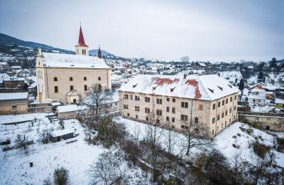 Slot købe Žitenice, Zámek Žitenice, Ústecký kraj, Dronefoto