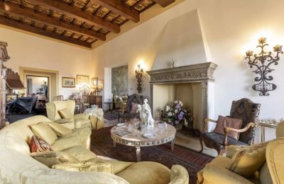 Historisk villa købe Firenze, Arcetri, Toscana, Stue