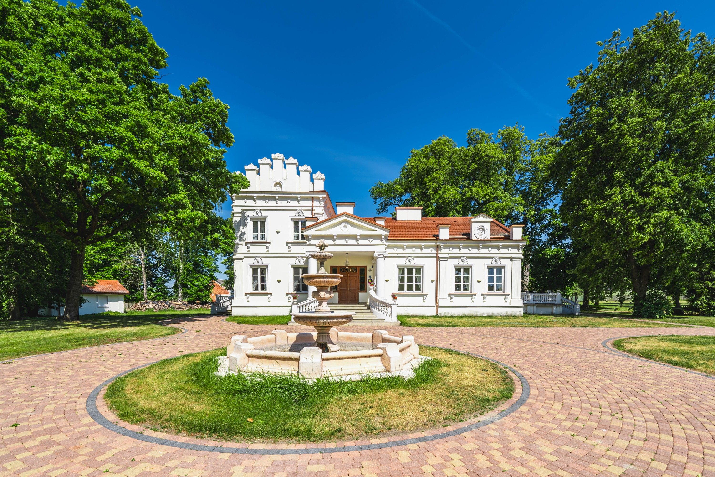 Billeder Palads med park nær Warszawa
