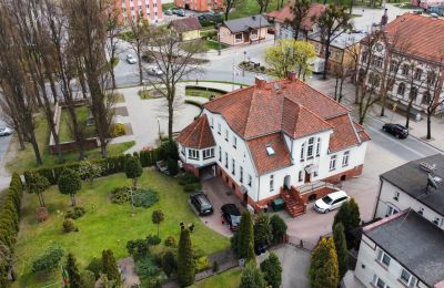 Historická vila na prodej Susz, województwo warmińsko-mazurskie, Foto z dronu