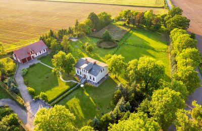 Zámeček na prodej Czekanowo, Velkopolské, Foto z dronu