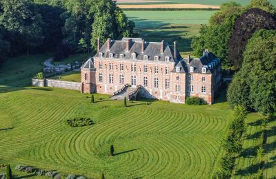 Zámek na prodej Gisors, Normandie, Foto z dronu