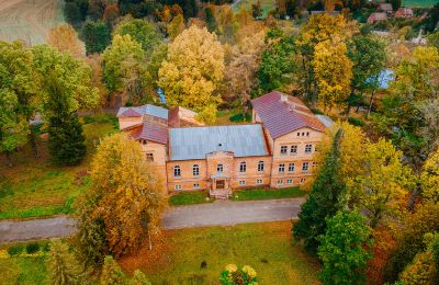 Herregård købe Virķēni, virķēnu muiža, Vidzeme, Dronefoto