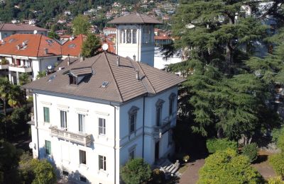 Historická vila na prodej Verbania, Via De Marchi, Piemonte, Foto z dronu