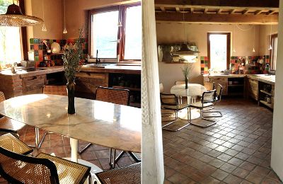 Landhus købe Montescudaio, Toscana, RIF 2185 Detailansicht Küche