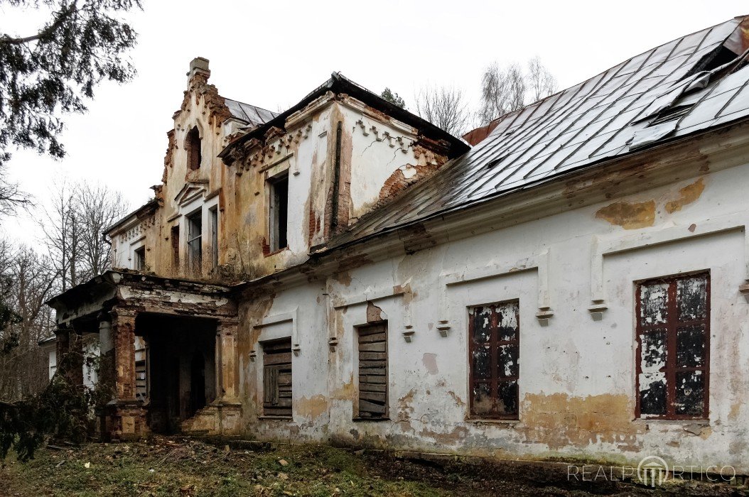 Ruine des Gutshauses in Kalnaberžė (Kalnaberžės dvaras), Kalnaberžė